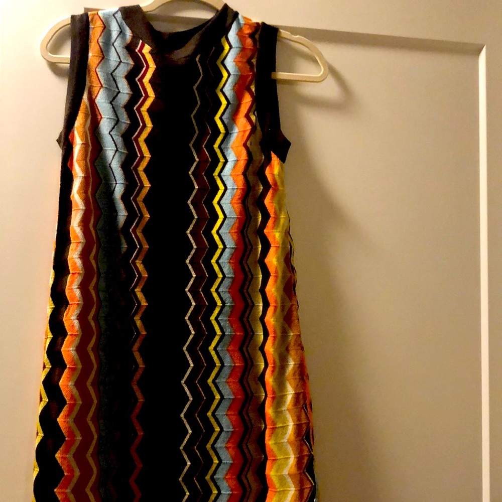 Missoni Sleeveless Chevron Sweater Dress